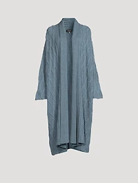 Cable-Knit Cashmere Cardigan