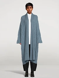 Cable-Knit Cashmere Cardigan