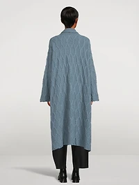 Cable-Knit Cashmere Cardigan