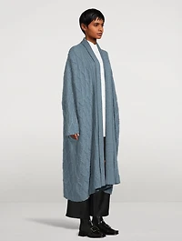 Cable-Knit Cashmere Cardigan