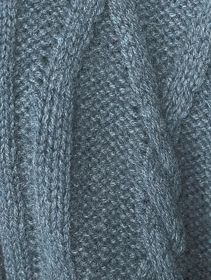 Cable-Knit Cashmere Cardigan