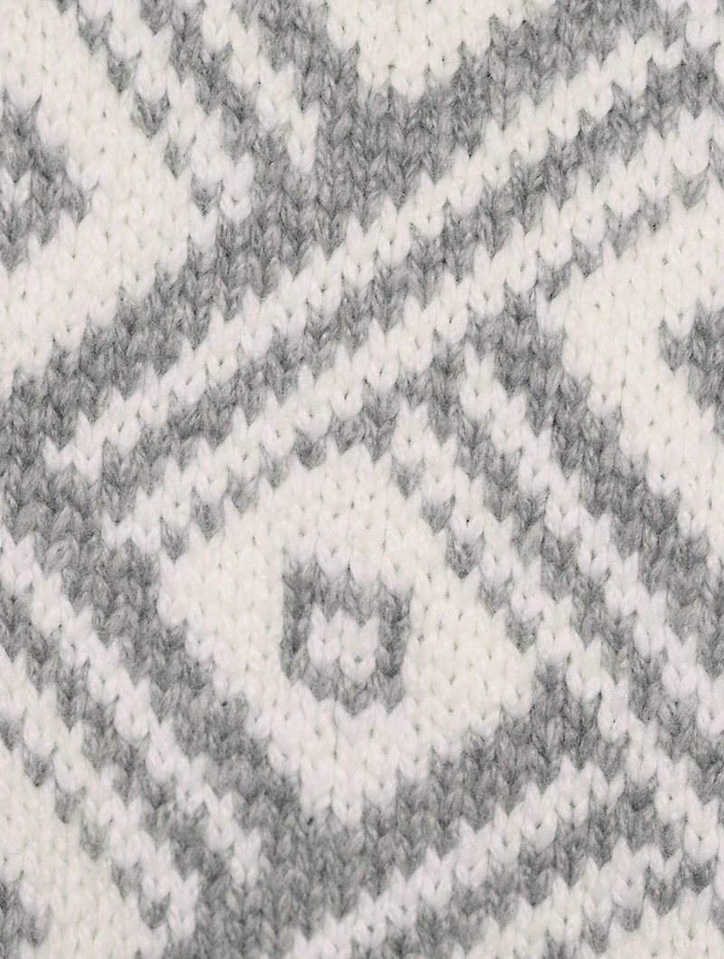 Jacquard Cashmere Cardigan