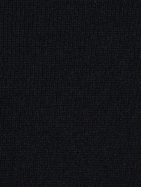 Scrunch-Neck Cashmere Long Sweater
