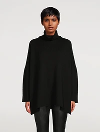 Scrunch-Neck Cashmere Sweater