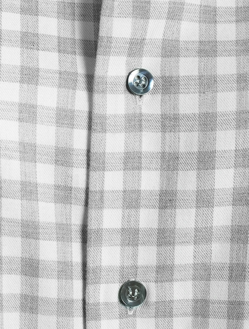 Cotton Shirt Jacket Gingham Print