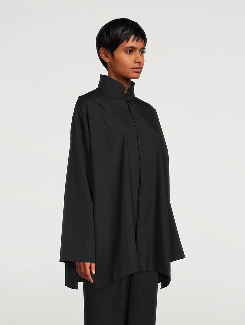 Cotton A-Line Shirt