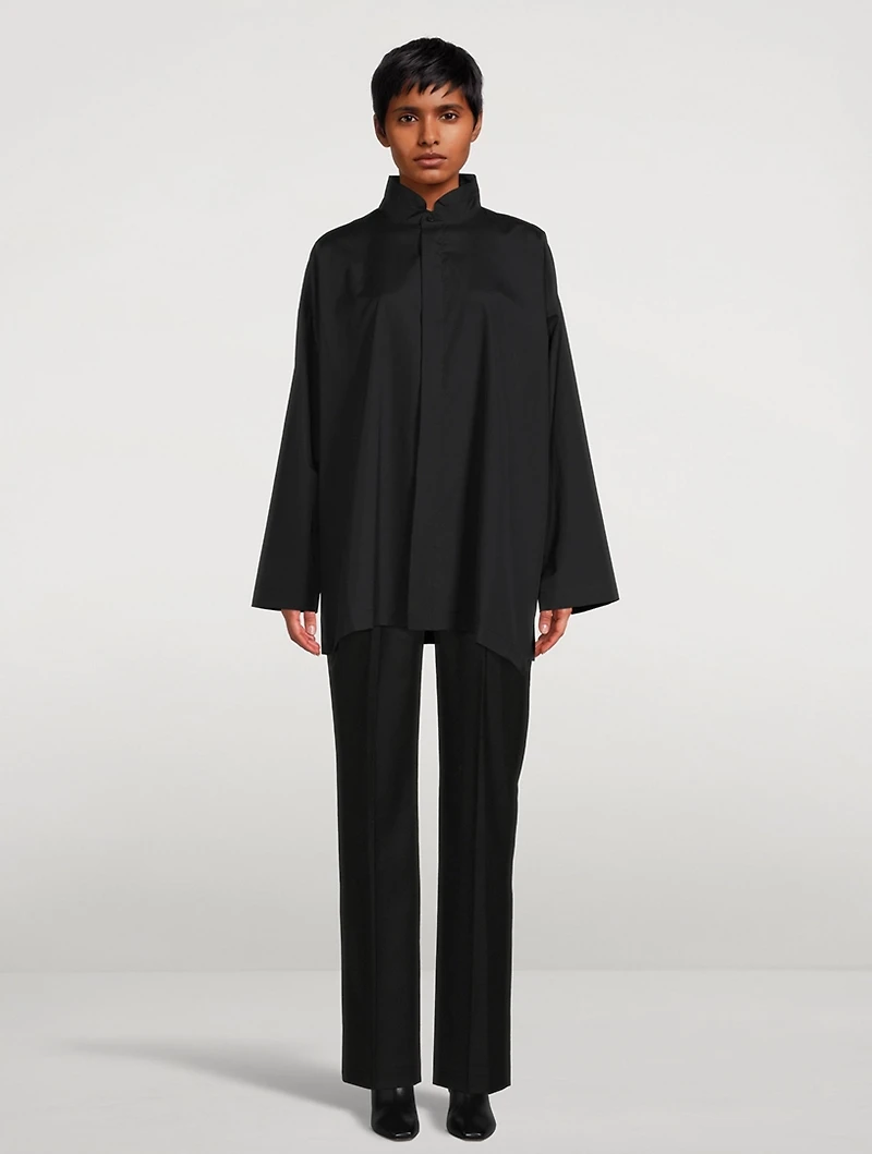 Cotton A-Line Shirt
