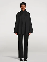 Cotton A-Line Shirt