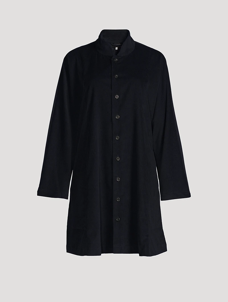 Corduroy Long Jacket