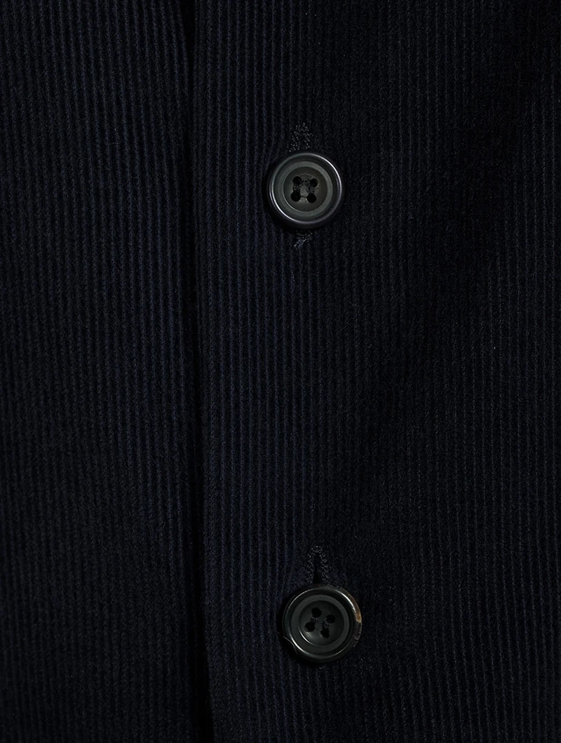 Corduroy Long Jacket