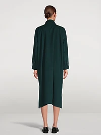 Corduroy Midi Shirt Dress