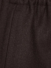 Stretch-Wool Wide-Leg Trousers