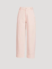 Gia Organic Cotton Straight-Leg Pants