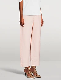 Gia Organic Cotton Straight-Leg Pants