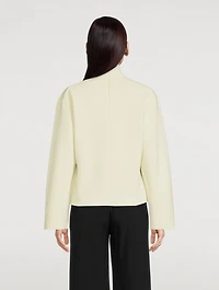 Delara Cashmere Bell-Sleeve Top