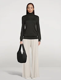 Demme Cashmere And Silk Turtleneck
