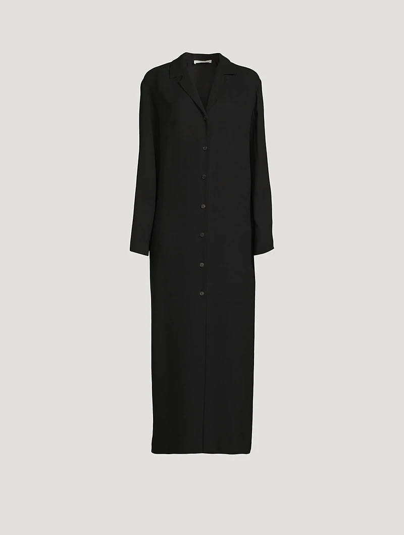 Marjo Silk Cady Shirt Dress