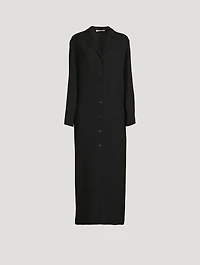 Marjo Silk Cady Shirt Dress