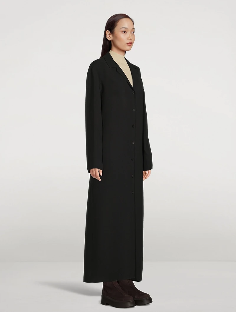 Marjo Silk Cady Shirt Dress