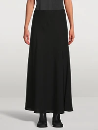 Kaddu Silk Maxi Skirt