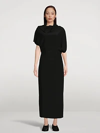 Elefina Silk Crepe Dress