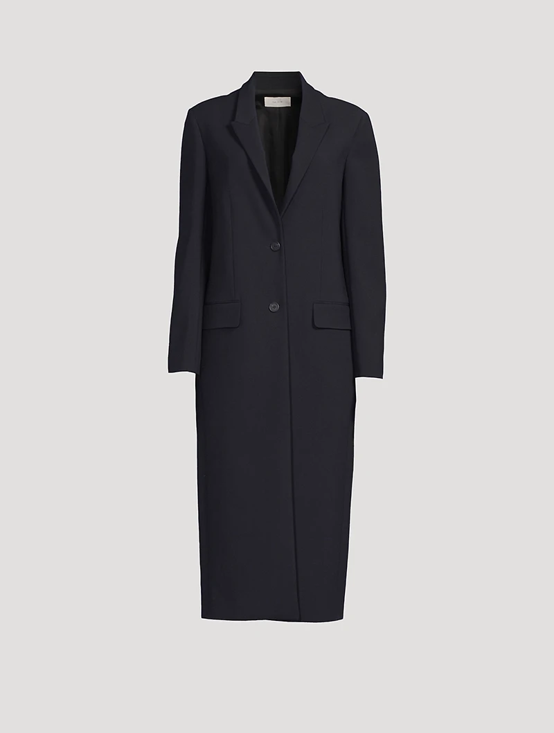 Dustova Single-Breasted Coat
