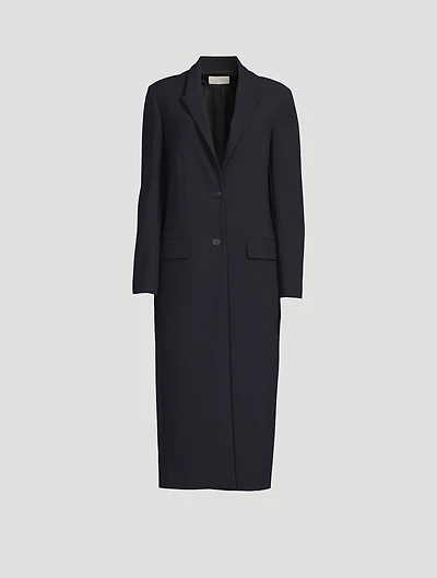 Dustova Single-Breasted Coat