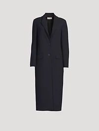 Dustova Single-Breasted Coat