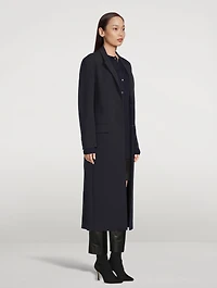 Dustova Single-Breasted Coat