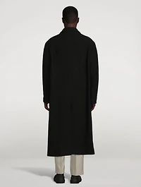Boucle Wool Overcoat