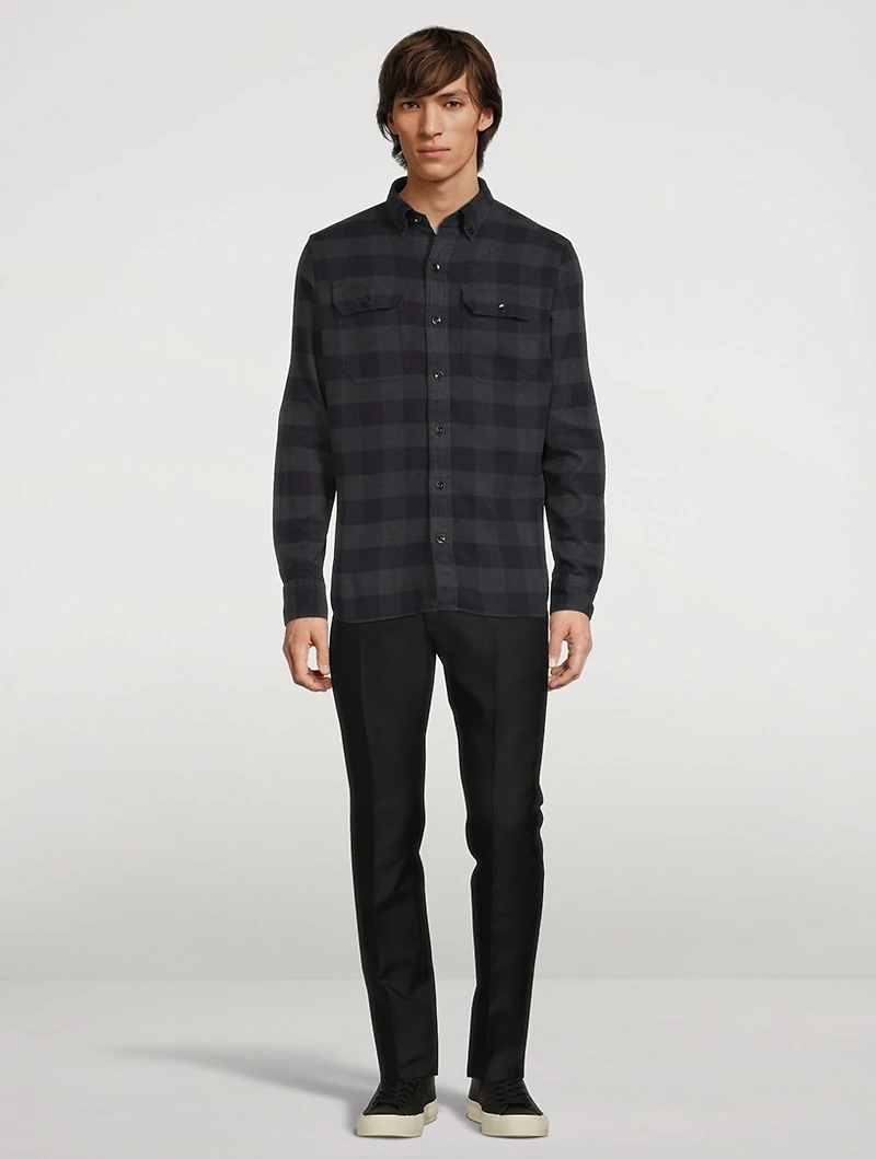 Atticus Active Shetland Wool-Blend Pants