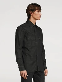 Denim Slim-Fit Shirt