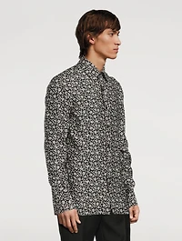 Long-Sleeve Shirt In Floral Print