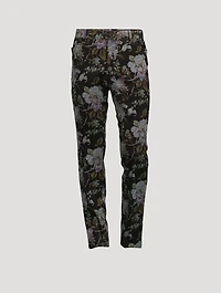 Atticus Velvet Pants Floral Print