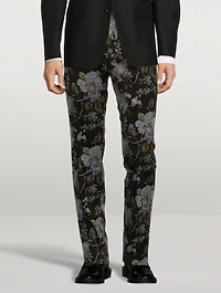 Atticus Velvet Pants Floral Print