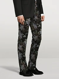 Atticus Velvet Pants Floral Print