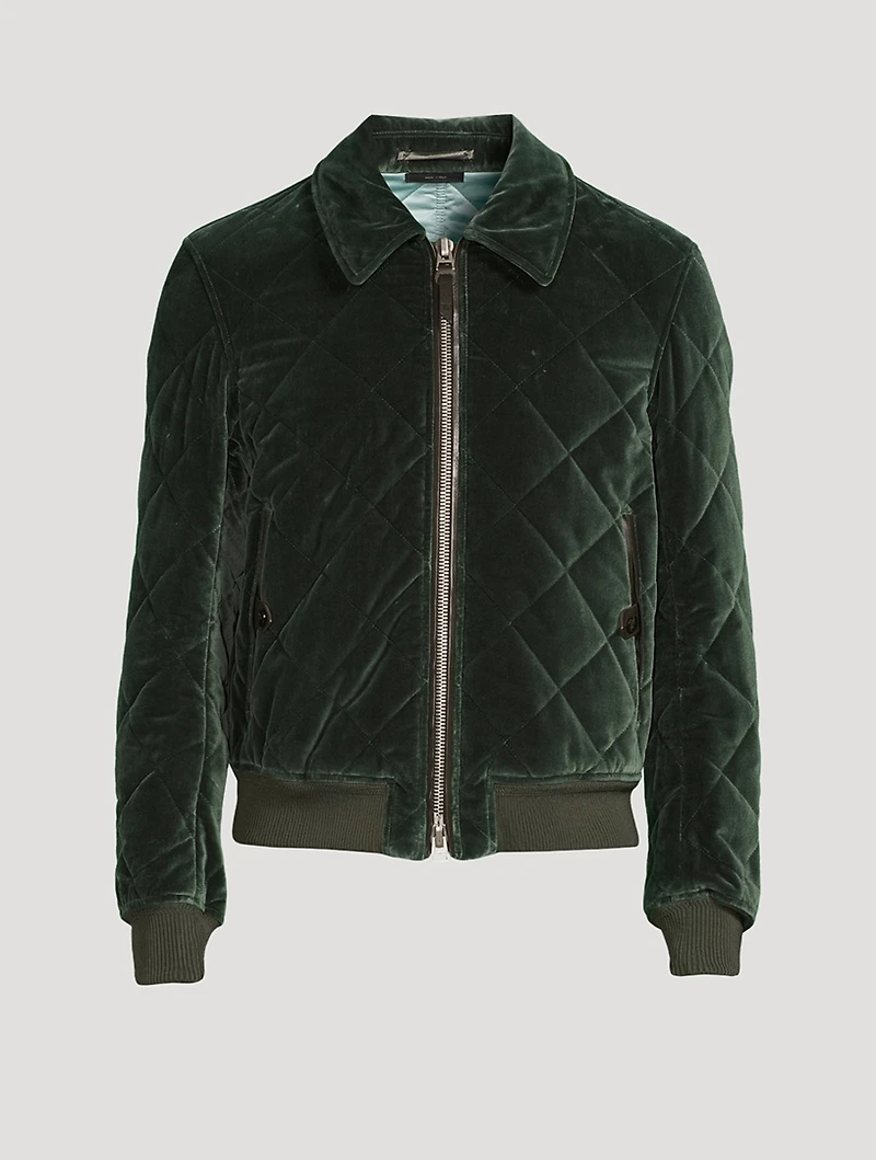 Velvet Quilted Jacket