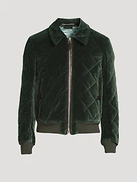 Velvet Quilted Jacket