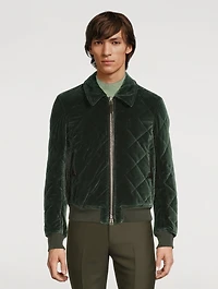 Velvet Quilted Jacket