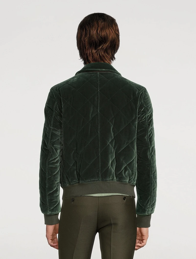 Velvet Quilted Jacket