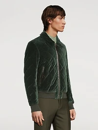 Velvet Quilted Jacket