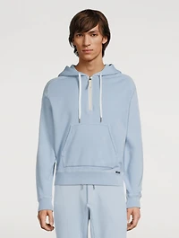 Cotton Half-Zip Hoodie