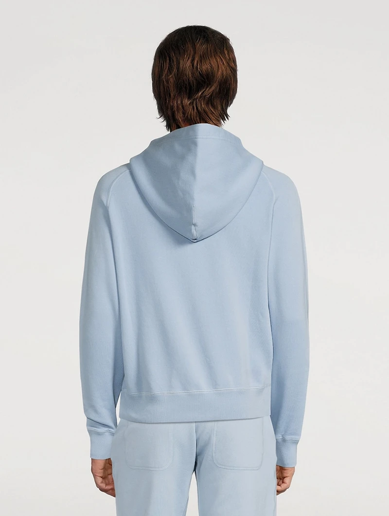 Cotton Half-Zip Hoodie