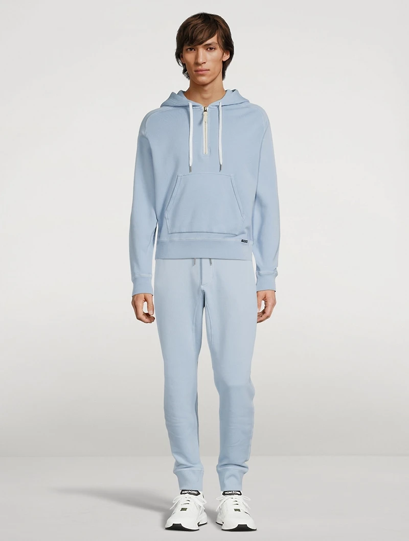 Cotton Half-Zip Hoodie
