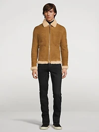 Suede Shearling Jacket