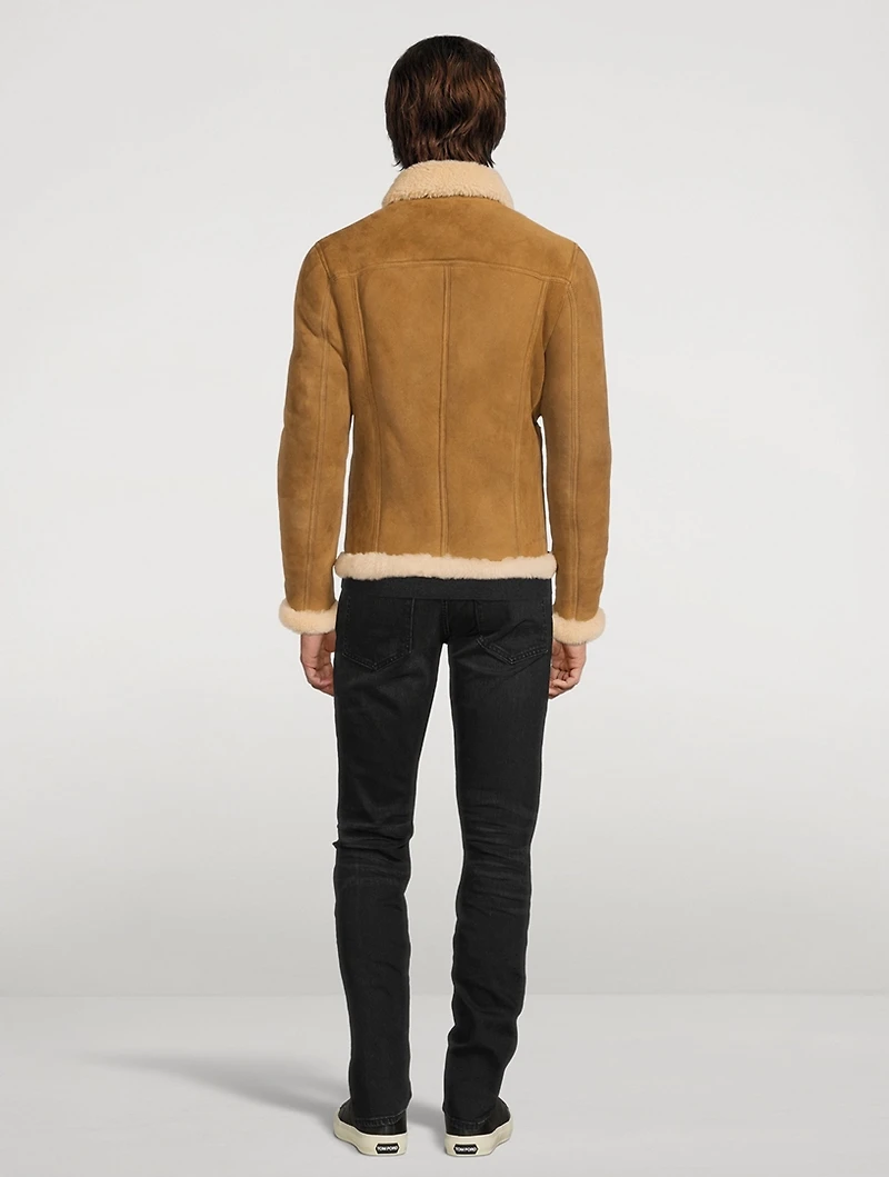 Suede Shearling Jacket