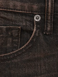 Washed Slim-Fit Jeans