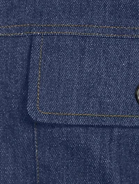 Stretch Denim Tailored Shirt