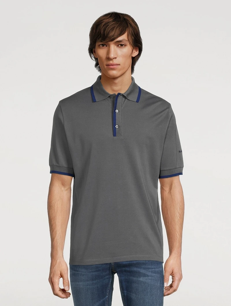 Gents Cotton Short-Sleeve Polo Shirt