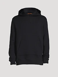 Cotton Hoodie With Painted Stripe